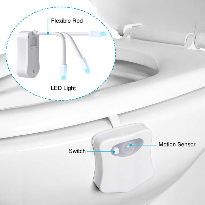 Motion Sensor Toilet Night Light