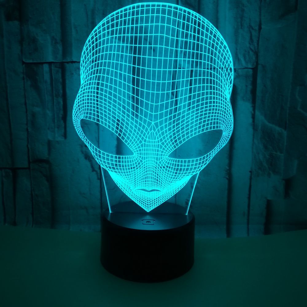 3D Alien Night Light