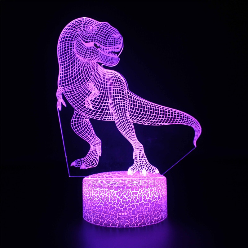 3D Dinosaur Night Light