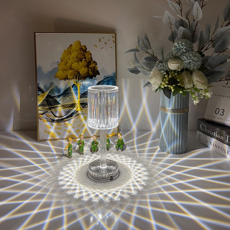 LED Crystal Table Lamp