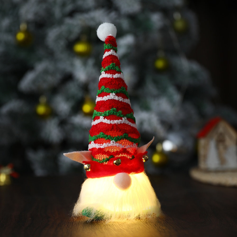 LED Christmas Gnome Ornament