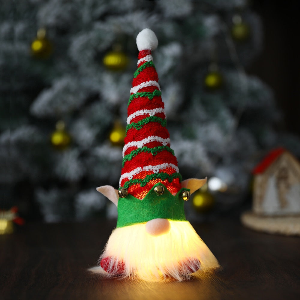 LED Christmas Gnome Ornament