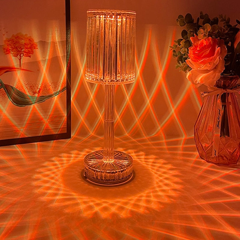 LED Crystal Table Lamp