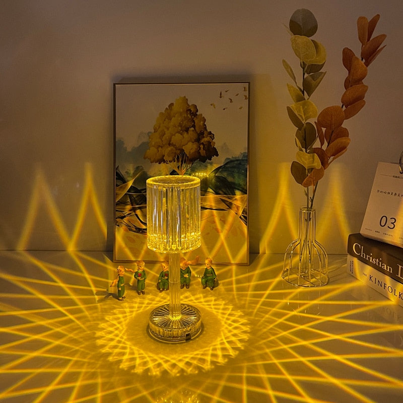 LED Crystal Table Lamp